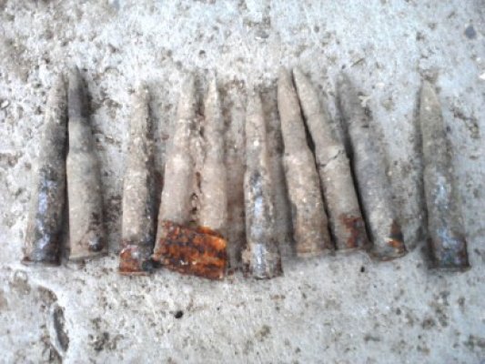 Muniţie rămasă neexplodată, găsită la Târguşor
